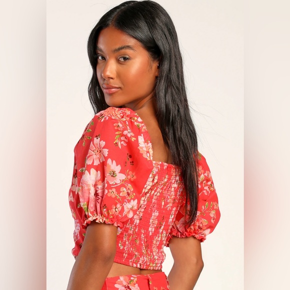 Lulu’s A Chance For Love Crop Top - Picture 5 of 6